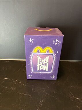 McDonalds BTS TinyTAN Happy Meal Toy Purple Box Sealed 2025 Kpop